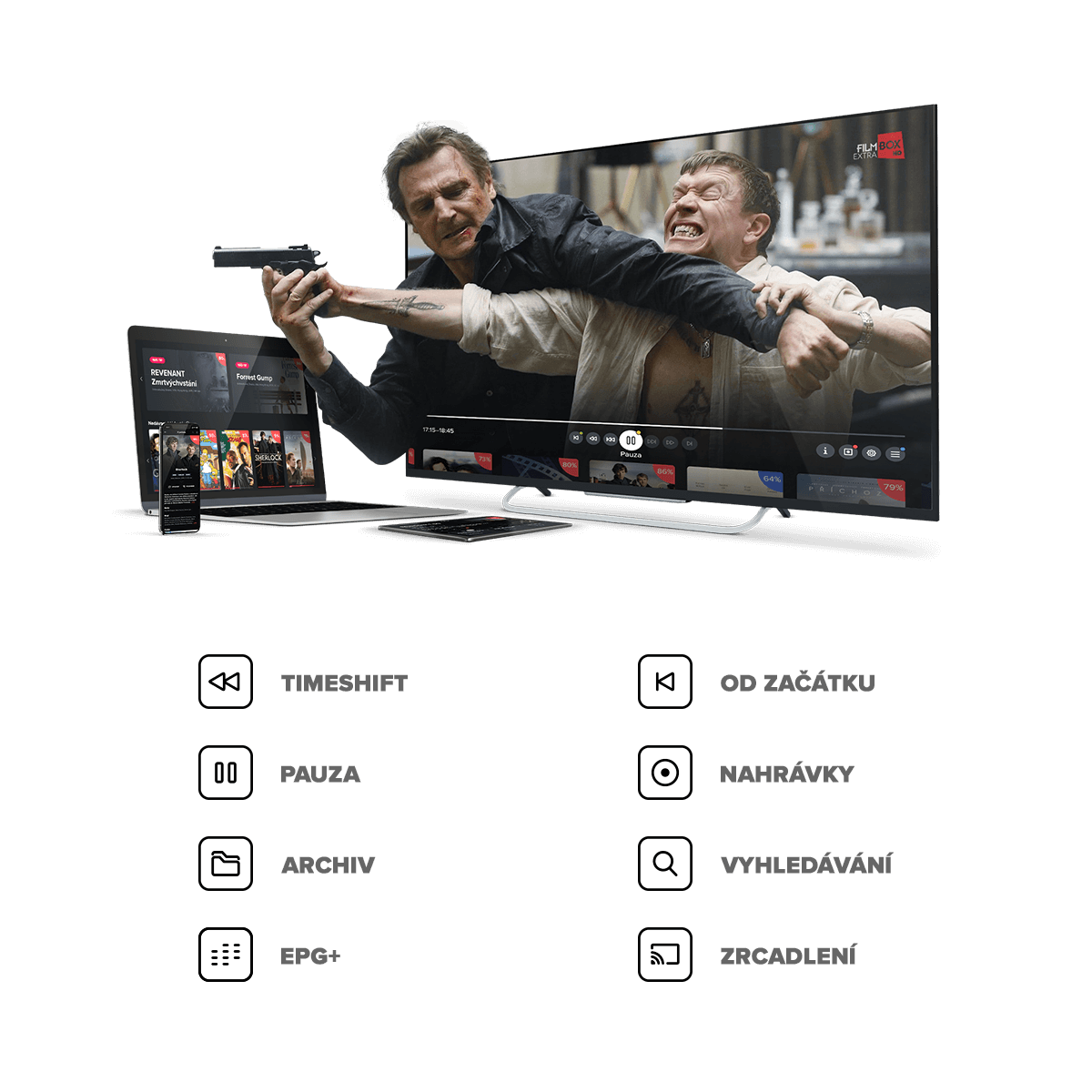 Přímá integrace internetové televize Eri LiveTV až 133 TV programů