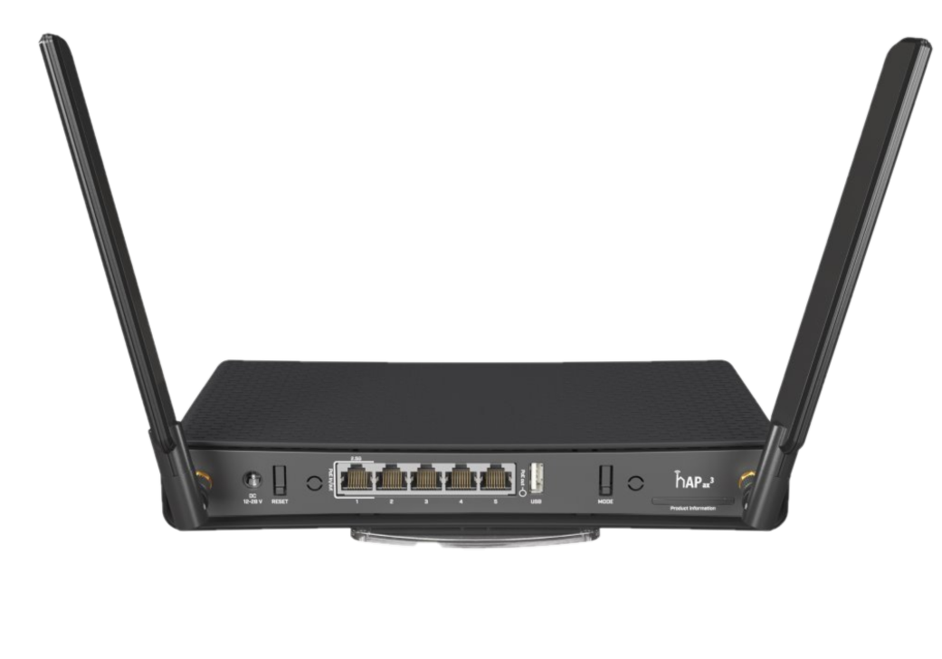 MikroTik hAP ax3 (do 2,5 Gb/s, silná WiFi)